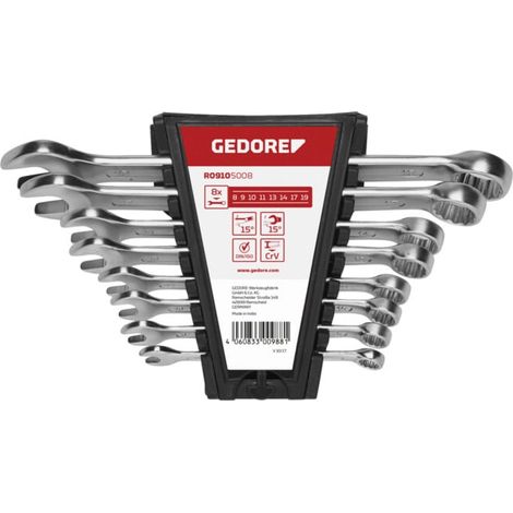GEDORE RED 3300988 - Jeu de clés mixtes SW9-19mm 8 pcs , R09105008 (1/5)