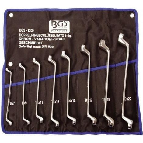 Jeu de Clés Polygonales BGS 8 pièces