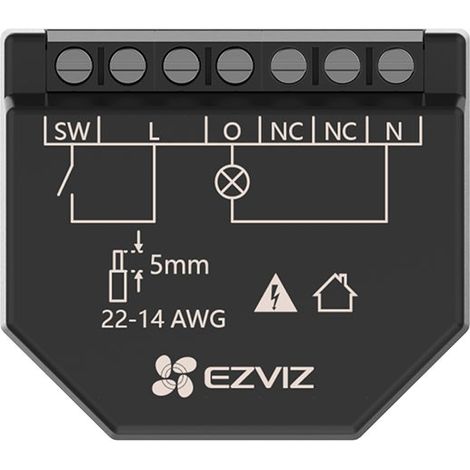 Relais Wi-Fi intelligent – Compatible Google Assistant et Amazon Alexa – Surveillance énergétique – Application EZVIZ (1/6)