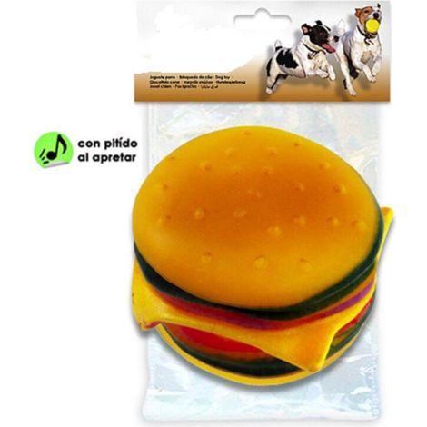 Hamburger Bun Chat Chien Jouet Avec Sons 18 X 12 Cm Jouets Pour Chiens (1/2)