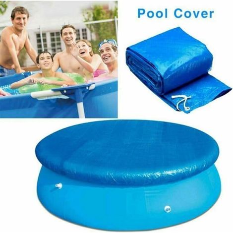 Round Pool Cover - Woven PE Fabric - UV Resistant - 244CM