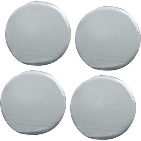 4 pièces housse de pneu de secours housse de pneu de roue universelle housse de roue universelle housses de pneu résistantes aux intempéries housses de pneu anti-poussière housse de protection