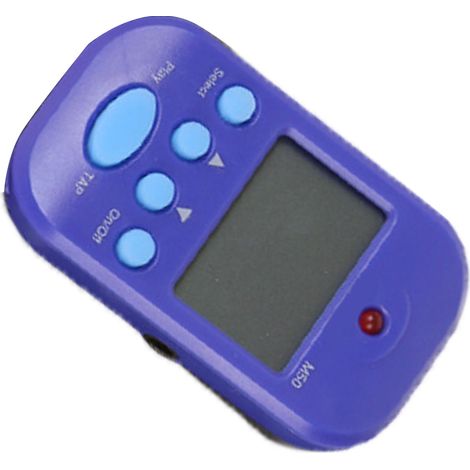 Métronome électronique mini professionnel 2 canaux avec sortie casque pour guitare, piano et violon M50 bleu (1/5)