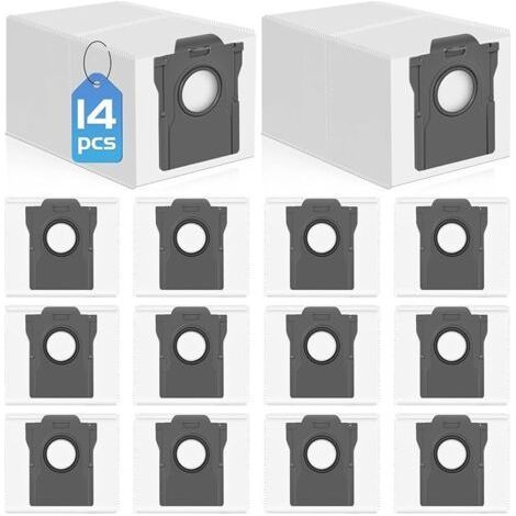 14 Sacs Poussire pour Dreame L10s Ultra Gen 2 / X50 /X40 Ultra /L40S /L10s Pro Ultra Heat/ L40/ L50 Ultra/Mova E30 Ultra / P50 Ultra / V50/ Z50 Ultra/ X30 Ultra Sacs Rechange (1/5)