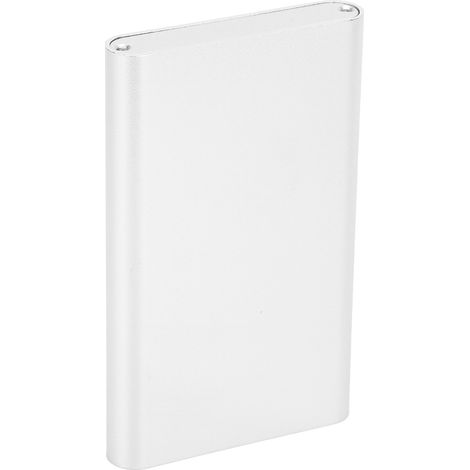Boîtier étanche en alliage d'aluminium 13 x 61 x 100 mm pour circuit imprimé, décodeur GPS, finition argent oxydé par sablage. (1/5)