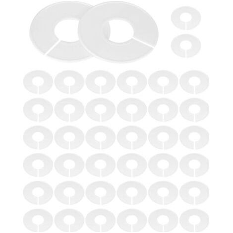 Lot de 20 diviseurs de cintres en Plastique Blanc diviseur de Placard pour Trier la Taille des vêtements la Couleur réutilisables (1/4)