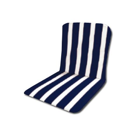 playa cojin monobloc bajo (4 und)azul-blanco 75x42x1.5cm 10005