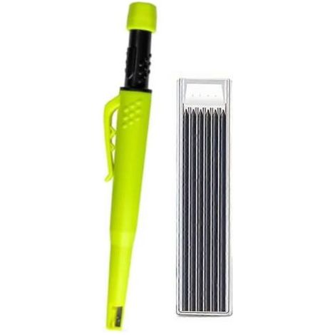 Ensemble de crayons de charpentier solides, porte-mine à trou profond de 2,8 mm, marqueur D (1/5)