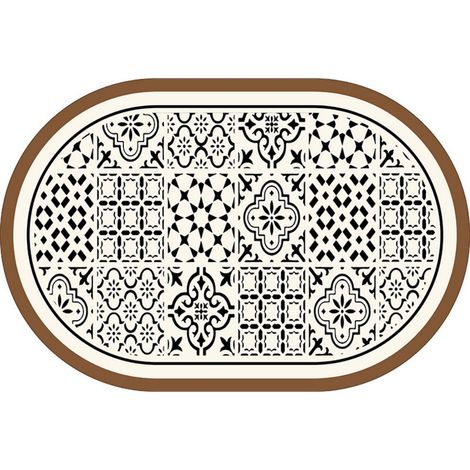 LAN Fumée solitaire 4060cm (terre de diatomées) Tapis de sol en terre de diatomées, tapis de bain, très absorbant, antidérapant (1/5)