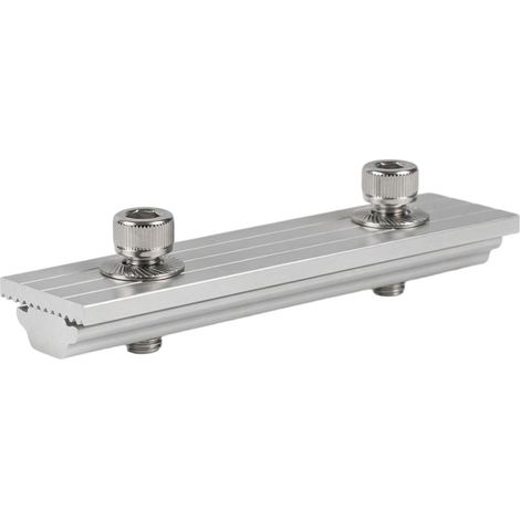 Conector Para Soporte Fotovoltaico - Guía De Aluminio - Accesorio Para Montaje De Paneles Solares En Techo O Suelo - 50 Unidades (1/5)
