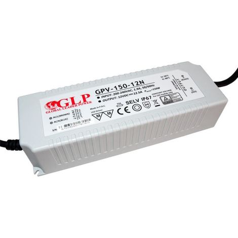 Fuente De Alimentación Estanca 150W 12V IP67- GLP