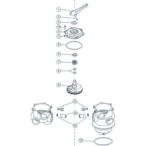 Pentair – Joint axe boisseau pour vanne de filtre Triton/Colorado/Tagelus – Pièce d'origine fabricant – Remplacement facile et rapide