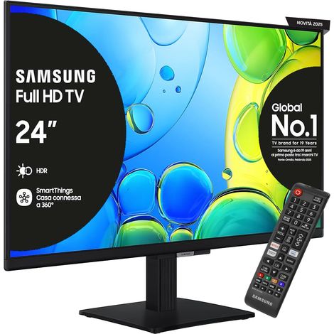 Samsung Tv 24 Pollici Smart Led Full Hd UE24F6002 WiFi Tizen Dvb-T2/C/S2 AppleTv (1/5)