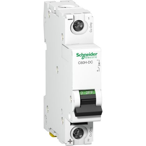 Interruttore magnetotermico CC C60H-DC 1P C 63A - A9N61519