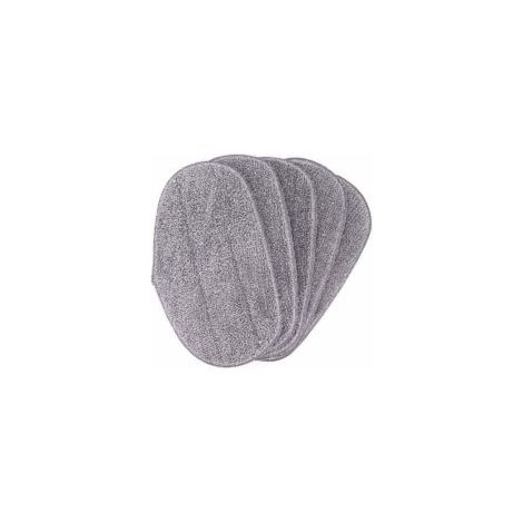 Lot de 5 Tampons de Remplacement en Microfibre pour Leifheit Balai Vapeur CleanTenso - Crezuo (1/4)