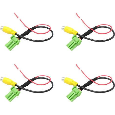 4x Auto-Rückfahrkamera RCA-Video-Rückfahrkamera-Konverterkabeladapter für Suzuki Vitara Swift Sx4 (1/5)