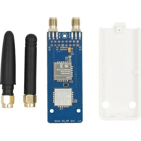 Módulo 2 en 1 para M5Stick S3 Plus2 CC1101 + Módulo IoT NRF24 ESP32 para adaptación de firmware Bruce con carcasa (1/5)