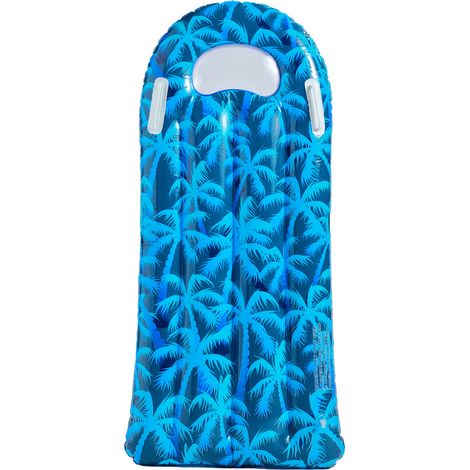 Bodyboard gonflable pour enfants - 100 x 45 cm, en PVC Jouet aquatique pour la plage et la piscine - planche de natation Planche de ski nautique Jaune Bleu Bleu clair Extérieur Été (1/5)