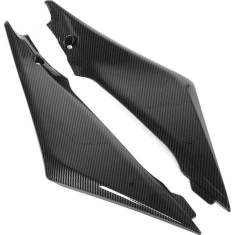 Panneau de Carénage Latéral de Moto, Panneaux de Réservoir de Carburant de Moto Couverture en Fibre de Carbone Style Réservoir de Gaz Couvercle Latéral Carénage pour adapté pour -R 1000 (1/4)