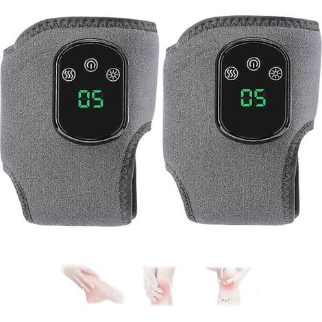 BelleRise - 2 x 2025 Emsense masseur de pieds sans fil portable, 3 modes vibration, chevillère chauffante maison, bureau, voyages (1/5)