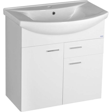 Aqualine Zoja - Mobile lavabo 72x74x34 cm, bianco 51075A