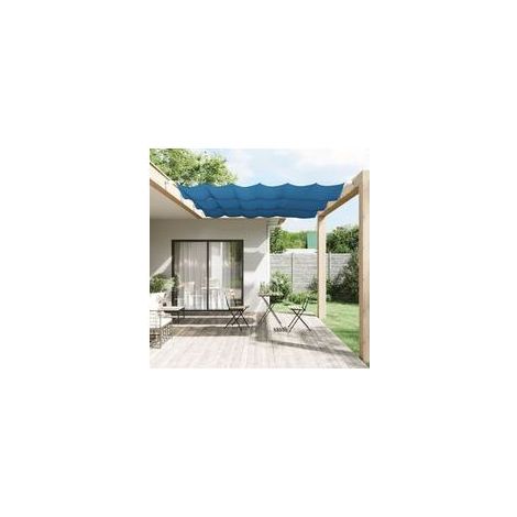 Store vertical, bleu, 60 x 270 cm, tissu Oxford-Crezuo (1/5)