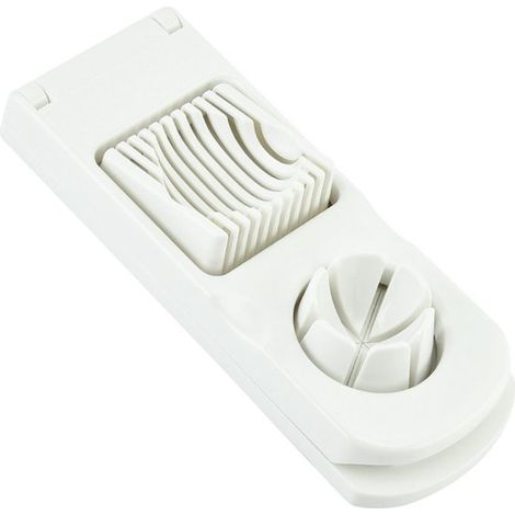 Peladores，Cortador de huevos duros，Cortador de huevos multifuncional 2 en 1 para frutas blandas，ideal para desayunos，preparación de comidas (1/2)