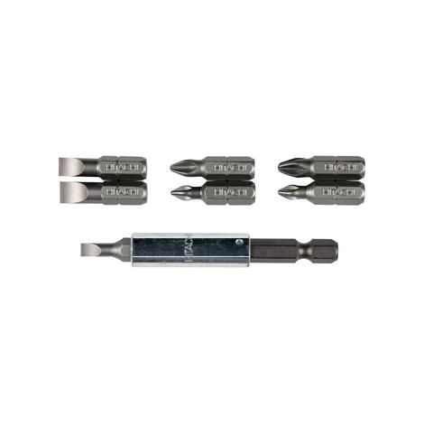 Set 7 embouts assortis + p-embout magn. 1/4" HIKOKI 752397