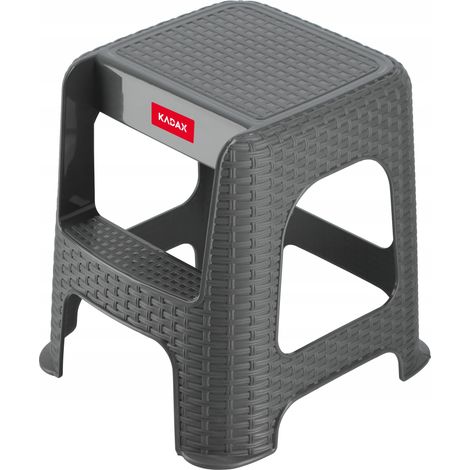 KADAX Tabouret Tabouret de Cuisine Échelle Solide Antidérapant avec Marche 160kg (1/5)