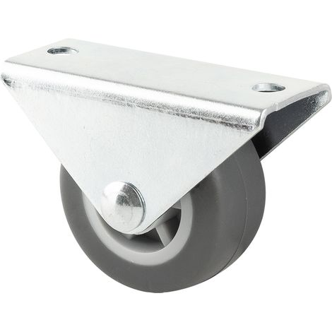 38-mm-Möbelrolle mit festem Sitz und weichem Reifen SANS MARQUE