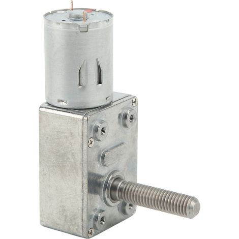 Motoréducteur à vis sans fin 12V CC 4632-370 haute précision M8x33mm 2 tr/min (1/5)