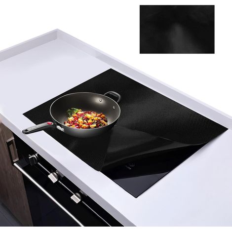 1 Tapis De Protection Plaque Cuisson Induction,Silicone Anti Rayures,Non Slip,Cuisine