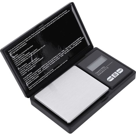 Mini balance de poche numérique LED portable de haute précision pour bijoux en or, argent et diamants (500 g/0,1 g) (1/5)