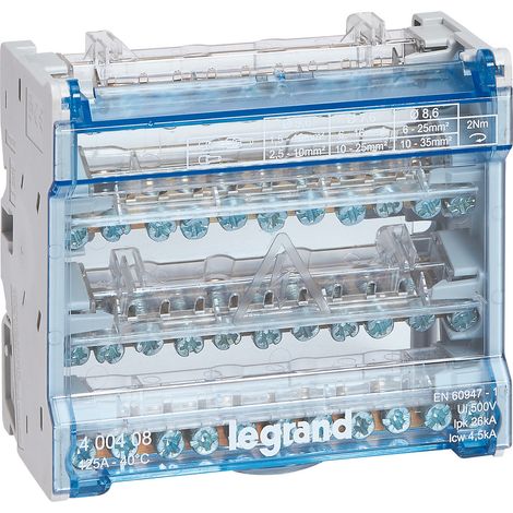 Bloque de distribución modular BR 4P-10 125A (1/5)