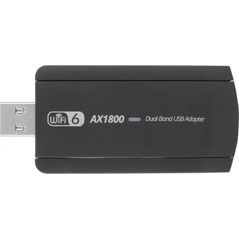 Adaptateur WiFi USB 3.0 AX1800 Double Bande Antenne Haute Puissance - Plug & Play pour Maison, Bureau et Voyage (1/5)
