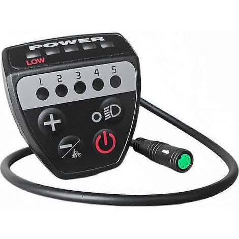 Controller per display di biciclette elettriche DZ888 con schermo LED e protocollo UART, compatibile con accessori per motori centrali BBS01B e BBS02B. (1/4)