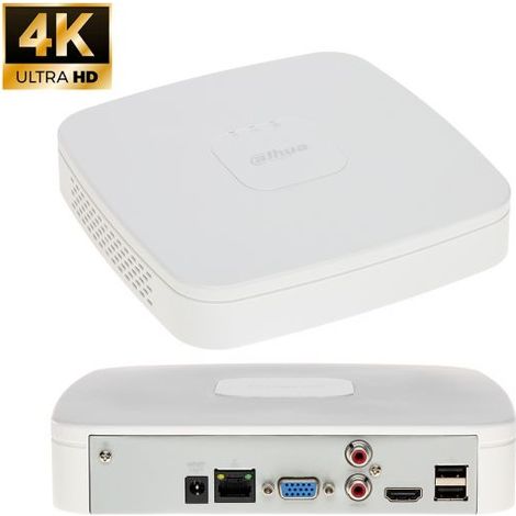 Dahua Video registratore NVR 8 canali 8MP - NVR4108-4KS2/L (4K)