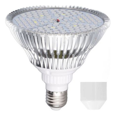 E27 LED Grow Light Bulb, Low Energy Consumption, Full Spectrum, Low Heat Generation, LED Plant Grow Lamp Bulb 85-265V 80W, 120 Beads (1/5)