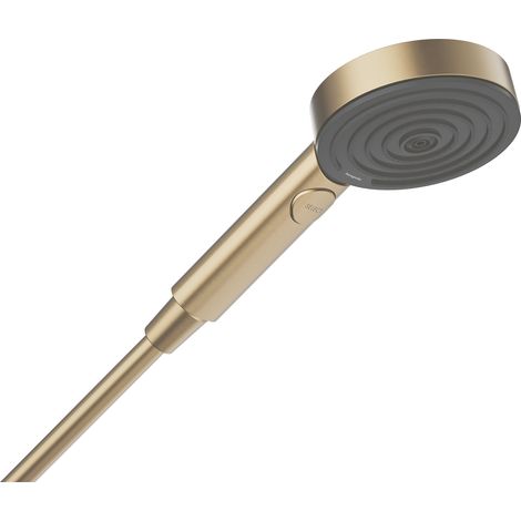 Hansgrohe Pulsify Select - Handbrause Relaxation 105, 3 Strahlarten, EcoSmart, Bronze gebürstet 24111140 (1/7)