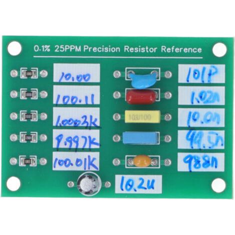 Plaque de référence de résistance 0,1%, carte de capacité 25PPM pour Ad584 LM399