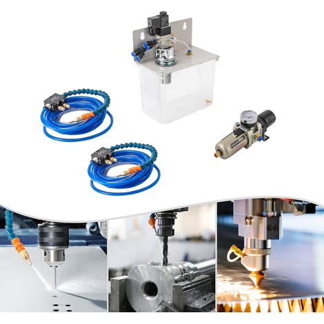 Système de pulvérisation de liquide de refroidissement par brouillard Machine de pulvérisation de liquide de refroidissement et de lubrifiant pour le travail des métaux avec réservoir de 3L (1/5)