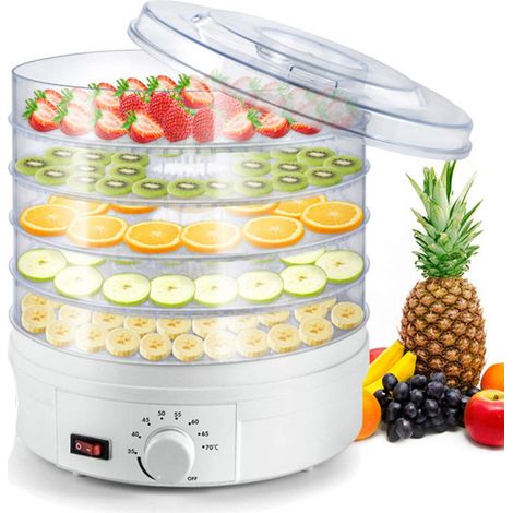 Déshydrateur de fruits et légumes, séchoir alimentaire, déshydrateur pour viande séchée, déshydrateur pour aliments pour animaux, séchoir à air, séchoir à résine (1/5)