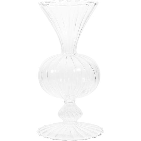 Vase en verre créatif, bouteille à fleurs décorative unique pour la maison, vase de table (1/3)