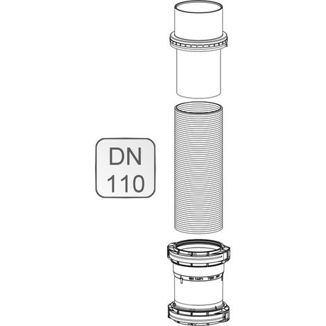 Reparatur-Set Flexrohr DN110 - 48000015592 von Weishaupt