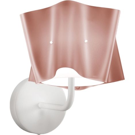 Applique Moderna Folio Polilux ® Pink Metal E Metallo 1 Luce E27 (1/2)