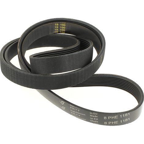 COURROIE L=1181 MM H8 pour LAVE LINGE INDESIT - C00066521 (1/2)