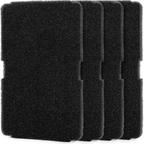 Lot de 4 filtres pour séchoir. Filtre adapté pour sèche-linge Beko 2964840100. Filtre pour échangeur 240 x 155 x 11 mm. Filtre en éponge réutilisable pour sèche-linge à condensation et à pompe à (1/5)
