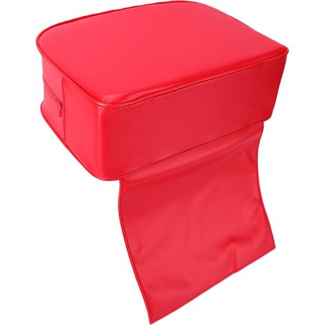 Coussin de Chaise de Coiffure pour Enfants, épais, Doux et Confortable, Rehausseur de Siège pour Salon de Coiffure, Rouge (1/5)