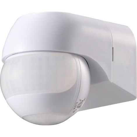 Détecteur mouvement infrarouge Alcapower 180°/360° IP44 intérieur extérieur, puissance max 800W, montage mur plafond, dimensions 80x68x56mm. SEO Pro. (1/2)