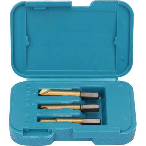 Kit de perçage et de taraudage performant, extracteur profond à spirale pour un retrait rapide, construction en acier au chrome-molybdène garantissant une longue durée de vie et-AquaForge (1/5)